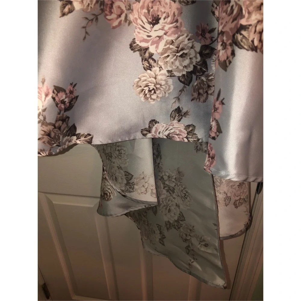 Xtraordinary Floral Hi-Low Dress w/ Beading - Picture 5 of 8